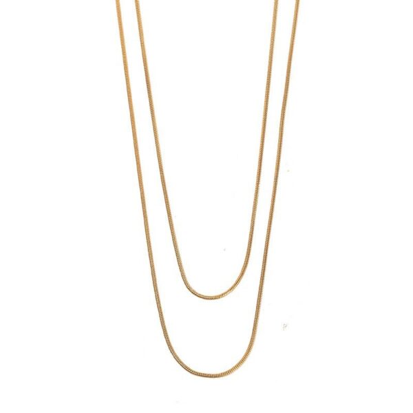 Wholesale 18K gold plated long necklace
