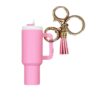 O1CN01LwdTV12LFiBbXPxBj_2218308439663-0-cib Wholesale ice cup can hold lipstick tassel pendant Mini Tumbler Cup Keychains