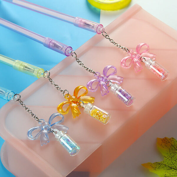 Wholesale Plastic Butterfly Drift Bottle Pendant Pendant Ballpoint Pen