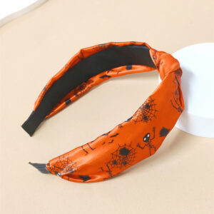 Orange-skeleton spider web