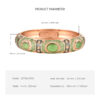 O1CN01Lx9YJM1VkzEky87pH_983902692-0-cib Wholesale Cloisonne Opening Opal Alloy Bracelet