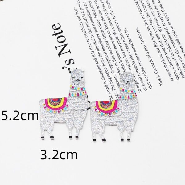 O1CN01LxVS8b2FMgSx1zpbR_2209539088866-0-cib Wholesale Creative Glitter Cute Alpaca Accessories FlatBack