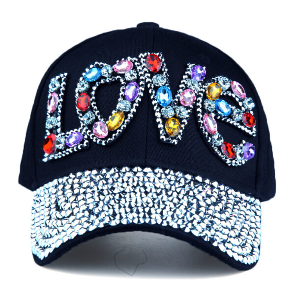 O1CN01LzIrNX1K1DeY6BpSI_3967741103-0-cib Wholesale Acrylic Diamond Letter LOVE Baseball Cap
