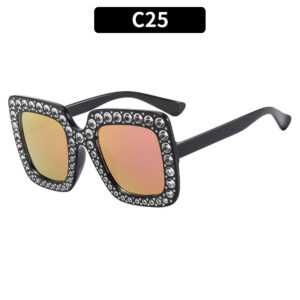 C25-bright black frame purple Mercury