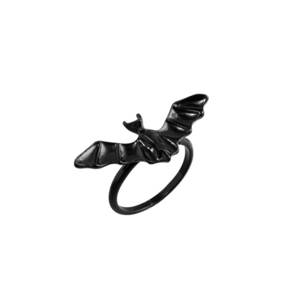Wholesale Halloween Gothic Bat Alloy Ring