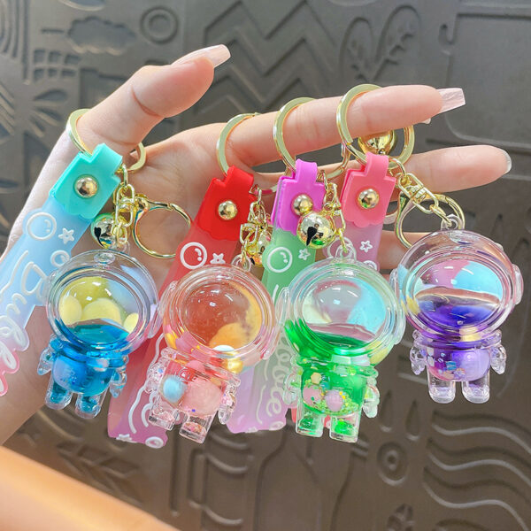 O1CN01M2cmrE1pwhbauJ06Q_2213299315425-0-cib Wholesale Acrylic Astronaut Liquid Quicksand Key Chain