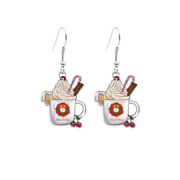 O1CN01M2qAQf23GTeQj0AKt_2207689617228-0-cib Wholesale Christmas Tea Cup Cake Cup Earrings