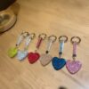 Wholesale Ceramic Full Diamond Rope Heart Key Chain