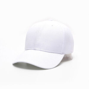 Solid Light Baseball Cap-White / Adjustable