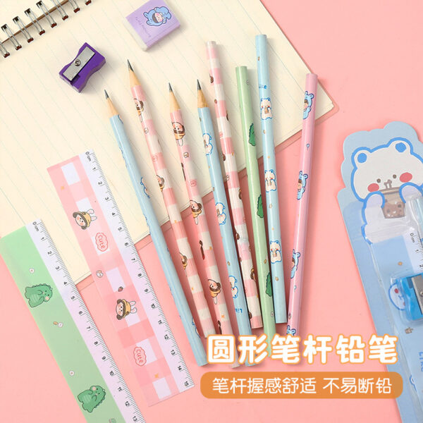 Wholesale Cartoon Wooden Pencil Sets