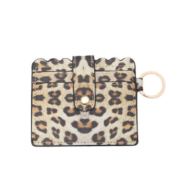 Wholesale PU Leopard Card Holder
