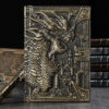 Wholesale Retro Relief Dinosaur PU A5 Notebook Notebook