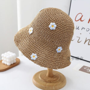 khaki blue flower / All yards