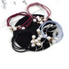 Wholesale Simple Hand-knotted Color Rubber Band Hair Scrunchies