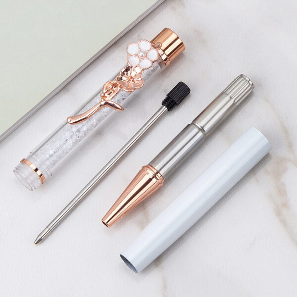 Wholesale Creative Flower Metal Rhinestone Ballpoint Pen