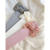 Wholesale Bow Knot Lace Baby Knee Medium Length Sock Chemical Fiber Sock