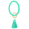 Wholesale Twist Tassel Silicone Wrist Keychain