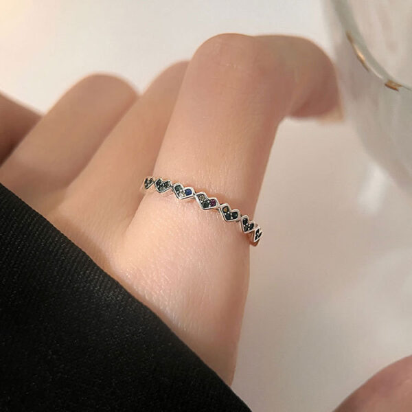 O1CN01MEN0QX1eH3lx6ozpX_3782933845-0-cib Wholesale 925 Sterling Silver Colorful Zircon Heart Opening Ring