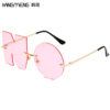 Wholesale PC NO Irregular Rimless Sunglasses