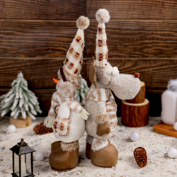 Wholesale Christmas Decorations Christmas Snowman Telescopic Doll