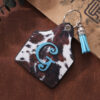 O1CN01MH4H211ftMRxtdi1S_3172764064-0-cib Wholesale Leather Western Cow Pattern Animal Fur Letter Printing Leather Oil Edge Keychain