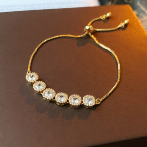 Rose Gold Zircon Bracelet