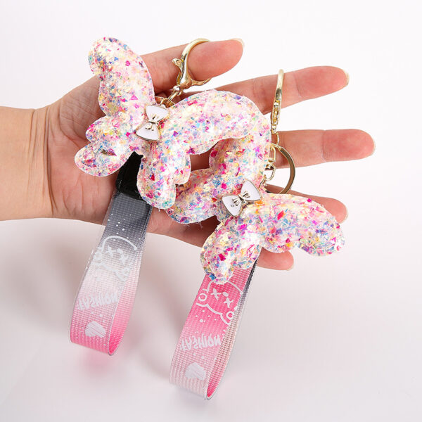 O1CN01MKGL922780goKokY7_4034837751-0-cib Wholesale Sequin Butterfly Keychain