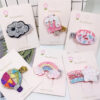 O1CN01MKRf2C1vh1cbZNdr9__2917546203-0-cib Wholesale Glitter Kids Glitter Rainbow Hair Clips