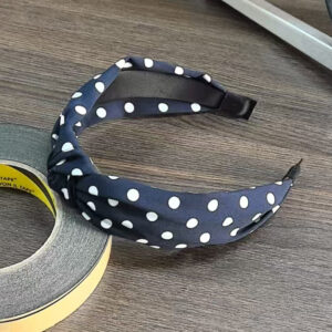 Reverse wave dot navy blue
