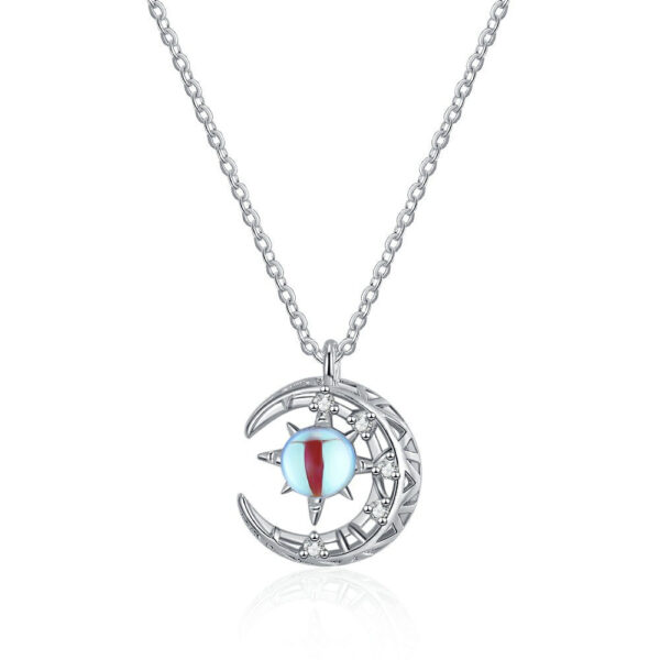 Wholesale Alloy Star Moon Necklace