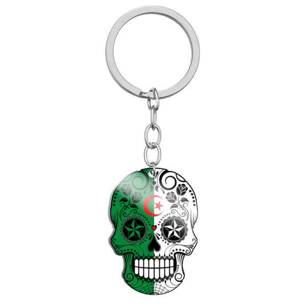 O1CN01MLuJnE1pSTHOkog4G_2214232425359-0-cib-1 Wholesale Flag Skull Stainless Steel Keychain