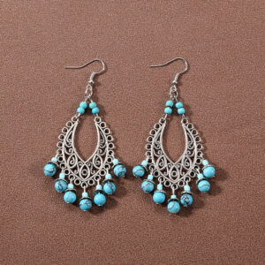 1-antique turquoise earrings