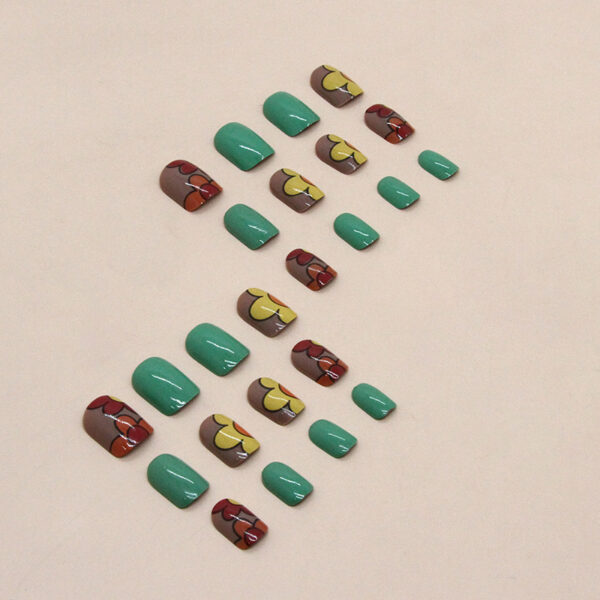 Wholesale Cute Drawing Flowers Solid Color Nail Stickers