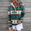 Wholesale Ethnic Style Autumn and Winter Polyester Hoodie Tops
