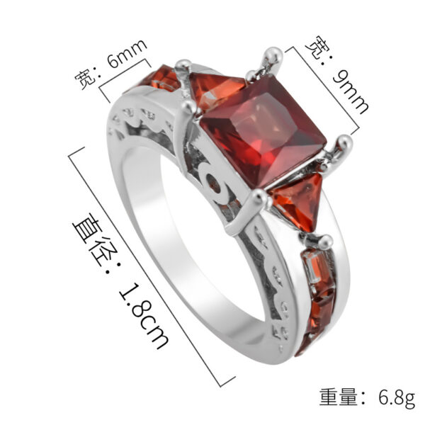 Wholesale Vintage Black Zircon Alloy Rings