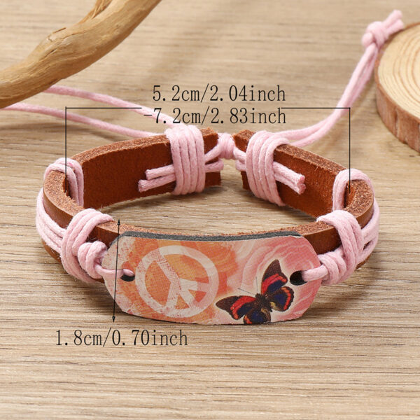O1CN01MNu2zh23CM7zHqQ4D_954827219-0-cib Wholesale Butterfly Leather Bracelet