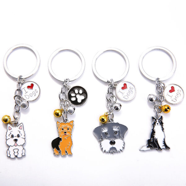 O1CN01MOw4rA1LJMyCHBKBb_2215077621278-0-cib Wholesale Pet Dog Bell Metal Keychains