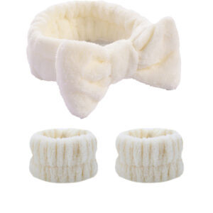 #11 m white hair band 1 wrist band 2 (flat car seam interface)