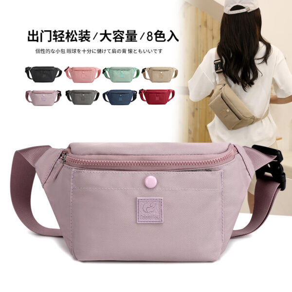 Wholesale Simple Waterproof Nylon Waist Bag