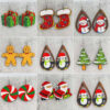 O1CN01MQrkPo2CFre2NqLwn__2207539588445-0-cib Wholesale Christmas Gingerbread Man Christmas Tree Santa Claus Wooden Earrings