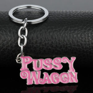 Wholesale Kill Bill Keychain Pussy Wagon Alloy Oil Dripping Keychain