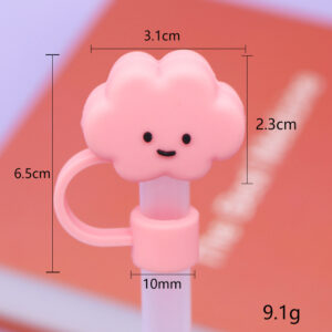 Large pink white clouds 10mm / Bagged without straw