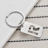 Wholesale Stainless Steel Creative Hollow 26 Letter Keychain