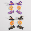 O1CN01MUd8UC1X6neGafOQo__1768642875-0-cib Wholesale Funny Pumpkin Hat Halloween Exaggerated Color-contrast Earrings