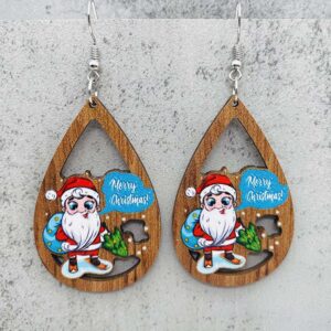 JE1113F / Wooden earrings