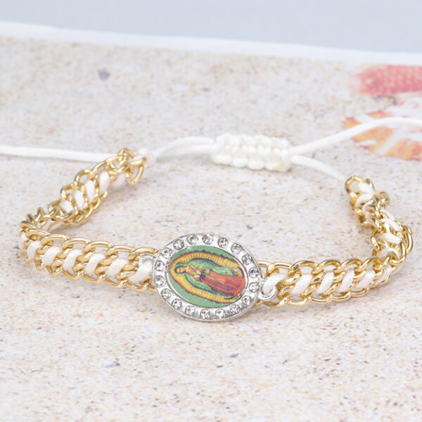 Wholesale Virgin Mary Braided Bracelet