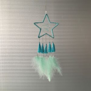 MS9215Q Green Star Blue Tassel