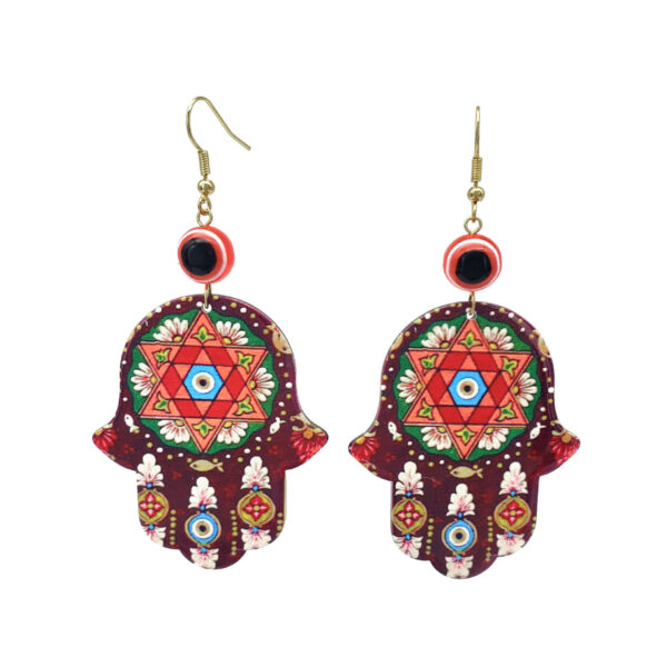 O1CN01MaGXeB1GM3CFicqzS_2214023820607-0-cib Wholesale Devil Eyes Acrylic Statemente Earrings