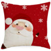 Wholesale Cartoon Santa Claus Christmas Printed Polyester Pillow Covers