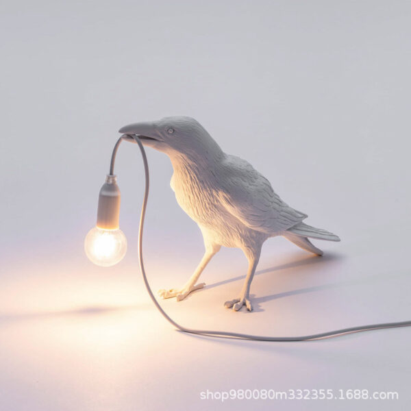 O1CN01McVUmu1fIGB65J0B2_2210213353983-0-cib Wholesale Bird Resin Wall Lamp Decoration Desk Lamp
